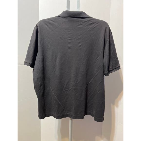 Murano Men’s Charcoal Gray Zip Polo Shirt Size XL Short Sleeve - Picture 6 of 10